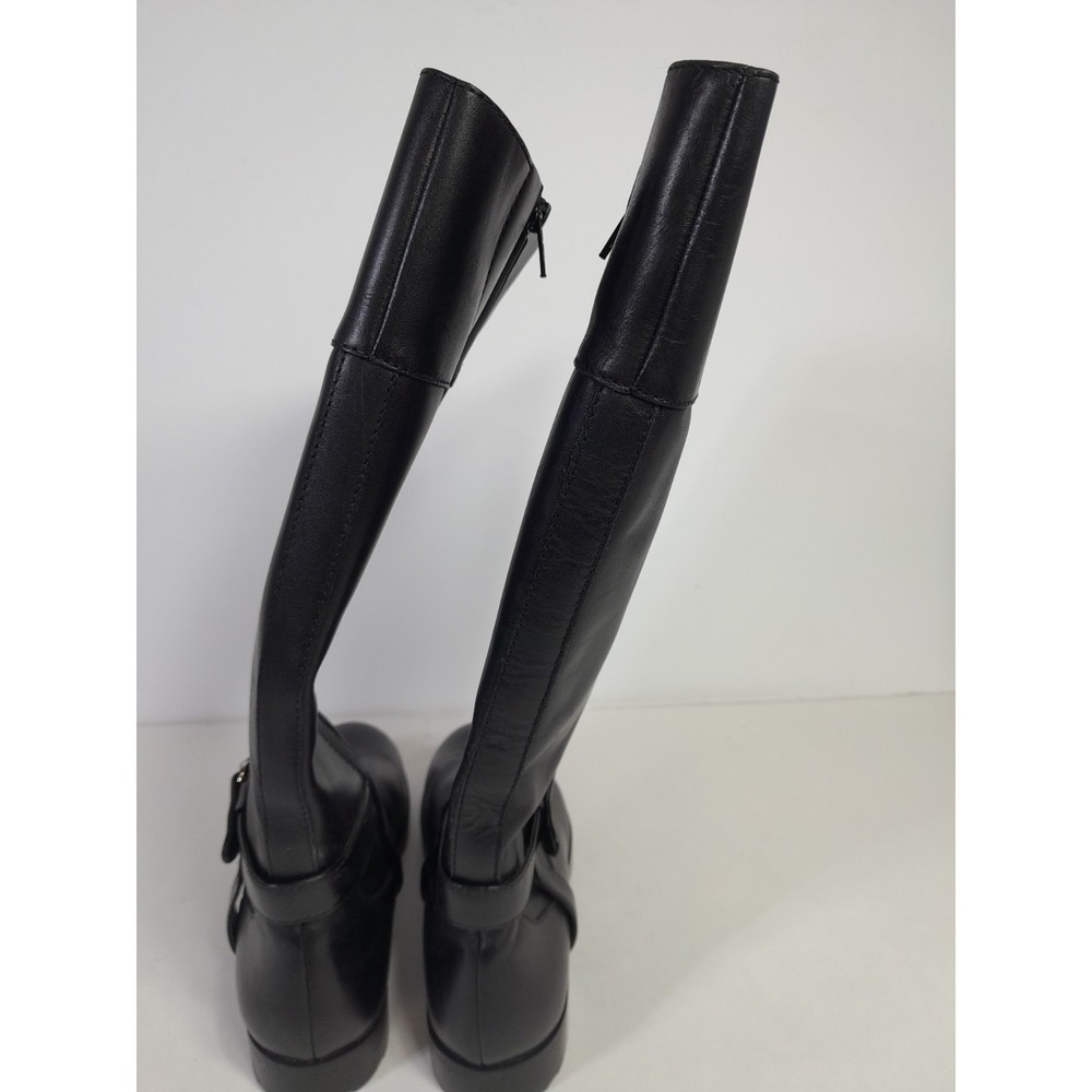 Lauren Ralph Lauren Women's Riding Boots Saniya Black  Size 6 B Side Zip - Picture 9 of 12